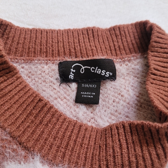 Floral Patterned Sweater -  and Brown - Picture 7 of 11